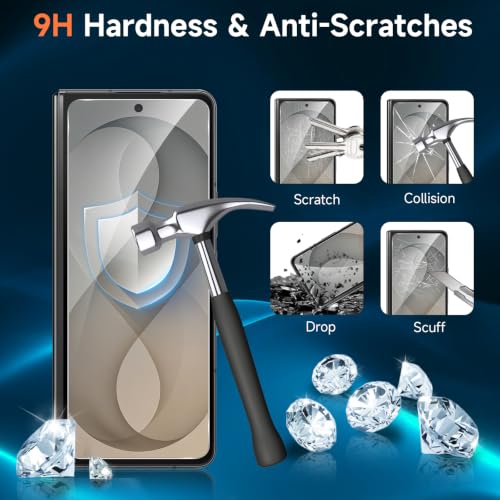 LYWHL 2-Pack Samsung Galaxy Z Fold 8 Ultra Screen Protector Tempered Glass - size: Samsung Galaxy Z Fold 8 Ultra