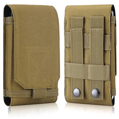Tactical Holster Large Belt Pouch Molle Carrying Cover Case for Less 6.5" Phone