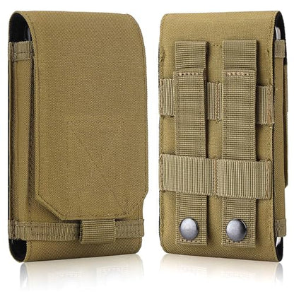 Tactical Holster Large Belt Pouch Molle Carrying Cover Case for Less 6.5" Phone