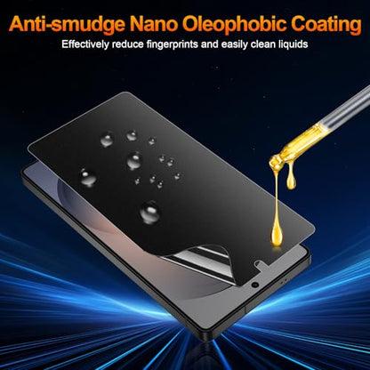 2 Pack for Samsung Galaxy S26 Ultra Anti-Glare Matte Privacy Screen Protector, Smooth and Responsive Touch Flexible EPU Film, [Support Fingerprint Unlock] [Self-Healing] [Not Glass] - size: Samsung Galaxy S26 Ultra