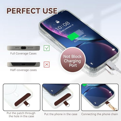 VVAAGG Cell Phone Lanyard for iPhone Crossbody Phone Strap - color: Coffee