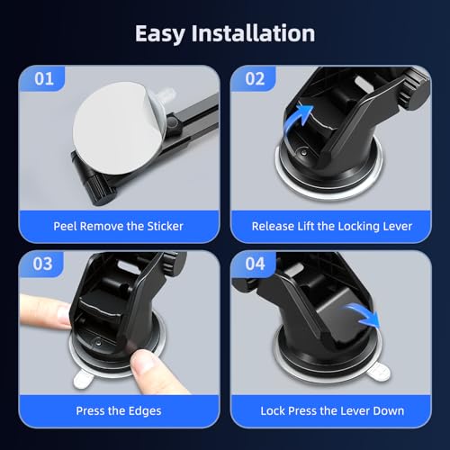 Car Phone Holder,Car Mount Charger,15W Wireless Charging & 10W Magnetic Charging(3 Connectors),Auto-Clamping Hands Free,Suction Cup Mount for Windshield,Mirror & Screen,Car Accessories & Gift - size: Universal | 3in1 Charging