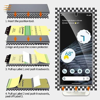 3 Pack for Google Pixel 7 Pro Self-Healing Screen Protector
