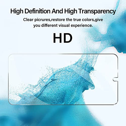 BIGFACE Galaxy S22 Plus Tempered Glass Screen Protector, 2 Pack, Anti-Scratch, Ultrasonic Fingerprint Unlock, Case Friendly, 9H Hardness - size: Galaxy S22 Plus(6.6")