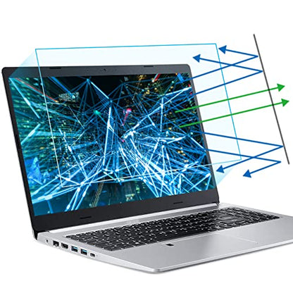 F FORITO 2-Pack 15.6 Inch Anti Blue Light Laptop Screen Protector, Eye Protection Anti Glare Matte Computer Screen Cover for 15.6" Laptop with 16:9 Aspect Ratio, Reduce Eye Strain and Touch Sensitive - size: 15.6 Inch (Diagonal) - 16:9 Aspect Ratio