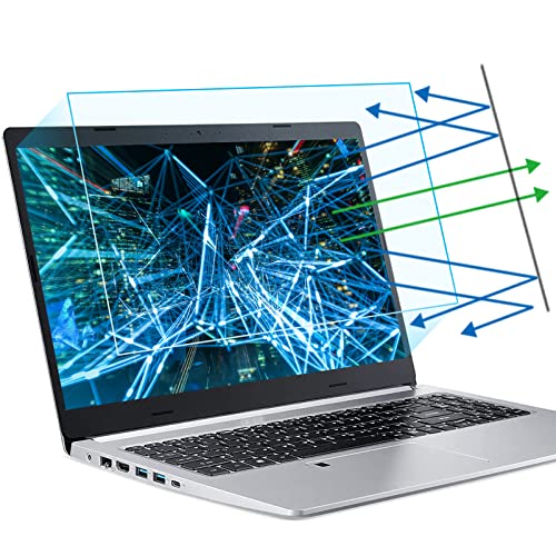 F FORITO 2-Pack 15.6 Inch Anti Blue Light Laptop Screen Protector, Eye Protection Anti Glare Matte Computer Screen Cover for 15.6" Laptop with 16:9 Aspect Ratio, Reduce Eye Strain and Touch Sensitive - size: 15.6 Inch (Diagonal) - 16:9 Aspect Ratio