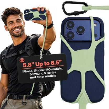 Pulpo Safety Cell Phone Lanyard, Phone Wrist Strap, Green, 5.8" to 6.5" - color: Fern Green, size: Standard 5.8-6.5"