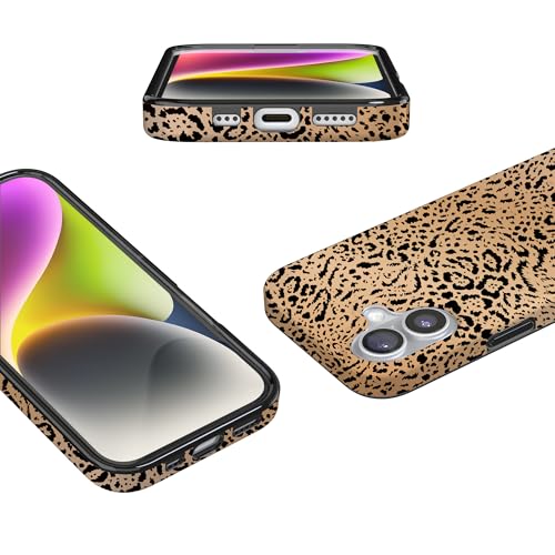 Casely iPhone 17 Case | Born to Be Wild | Jaguar Print | Compatible with MagSafe | Classic Ultra Slim Design - color: Born to Be Wild | Jaguar Print