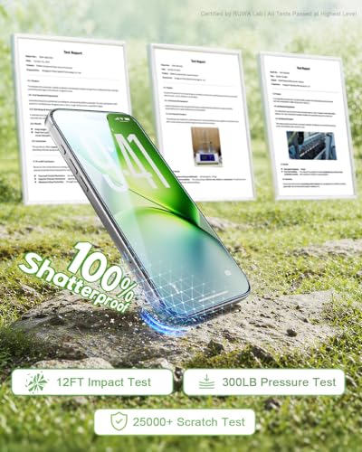 ruwa Screen Protector for iPhone 17, 3-Pack 6.3 Inch Tempered Glass Film | HD Clear, 9H Hardness, Anti-Scratch Protection, Anti-Fingerprint, Case Friendly, Easy Install, Bubble-Free - size: for iPhone 17-6.3 Inch