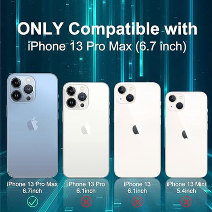 Battery Case for iPhone 13 Pro Max,Upgraded 12000mAh Portable Protective Charging Case with Wireless Charging Compatible for iPhone 13 Pro Max (6.7 inch) Battery Pack Charger Case with Carplay (Black) - size: iPhone 13 Pro Max