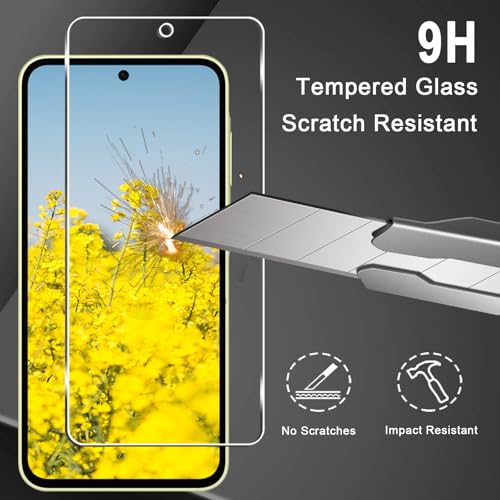 3+3 Pack for Samsung Galaxy A35 5G Screen Protector + Camera Lens Protector