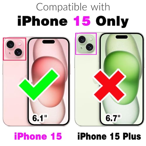 Compatible with iPhone 15 6.1 inch Wallet Case with Wrist Strap, Shoulder Strap, 9+ Card Slots Zipper Purse, Leather Stand Cell Phone Cover for iPhone15 5G i i-Phone i15 15Case Women Black | Wrist/Shoulder Strap, 9+ Card Slots, PU Leather, Stand, Card Hol