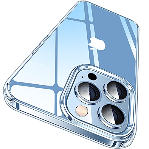 CASEKOO for iPhone 13 Pro Max Case, Crystal Clear, Never Yellow Technology | Military-Grade Protection, Transparent Slim Cover, Women Men for iPhone 13 Pro Max Phone Case 6.7 inch - color: Clear, size: for iPhone 13 Pro Max 6.7