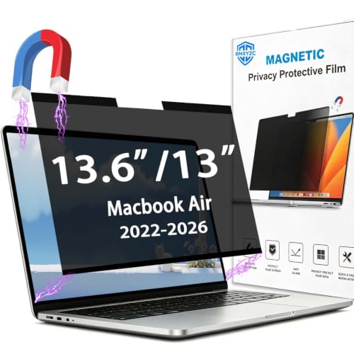 Magnetic Privacy Screen for MacBook Air 13.6/13 Inch(2022-2026,M2-M5) - size: Macbook Air 13.6"