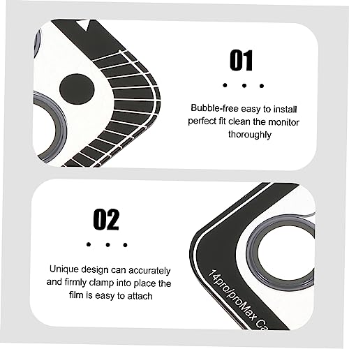 Tempered Camera Lens Protector Film for Pro Pro Scratch Resistant Phone Lens Cover with High Transparency Dustproof and Protection Compatible with Cases Dark Purple