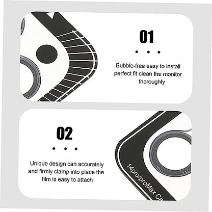 Tempered Camera Lens Protector Film for Pro Pro Scratch Resistant Phone Lens Cover with High Transparency Dustproof and Protection Compatible with Cases Dark Purple