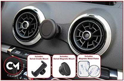 Phone Holder - Magnetic & Cradle Mount for A3, S3, RS3, E-Tron (8V) 2014-2020