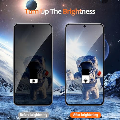 2 Pack Privacy Screen Protector for Samsung Galaxy A57, Tempered Glass Film full Coverage Anti Scratch, Anti-Spy, 9H Hardness, Bubble Free for Samsung Galaxy A57 Privacy Screen Protector - size: Samsung Galaxy A57