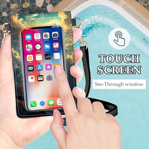 Small Crossbody Bags for Women Touchscreen Cell Phone Bag Cross Body Purses with adjustable Strap,Gifts For Teenage Girls - color: Scripture Isaiah 41:10