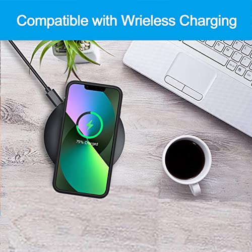 Battery Case for iPhone 13, Upgraded 10000mAh Battery Pack Rechargeable Charger Case Support Carplay with Wireless Charging Compatible for iPhone 13 (6.1 inch) External Battery Charging Case (Black) - size: iPhone 13