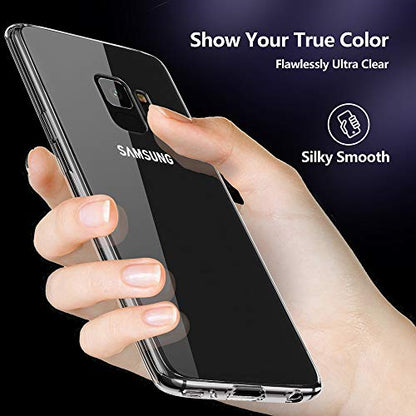 Galaxy S9 Slim Case,Thin TPU Silicone Flexible Soft Skin Gel Lightweight Anti-Scratch Shock Absorption Protective Cases Cover for Samsung Galaxy S9,Crystal Clear - color: Crystal Clear