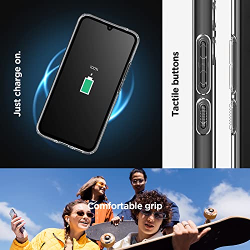 Spigen for Galaxy A34 5G Case, Ultra Hybrid [Anti-Yellowing] [Military-Grade Protection] - Crystal Clear - color: Crystal Clear, size: Galaxy A34 5G