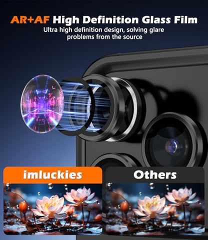 imluckies Camera Lens Protector for iPhone 17 Pro/iPhone 17 Pro Max - color: Black