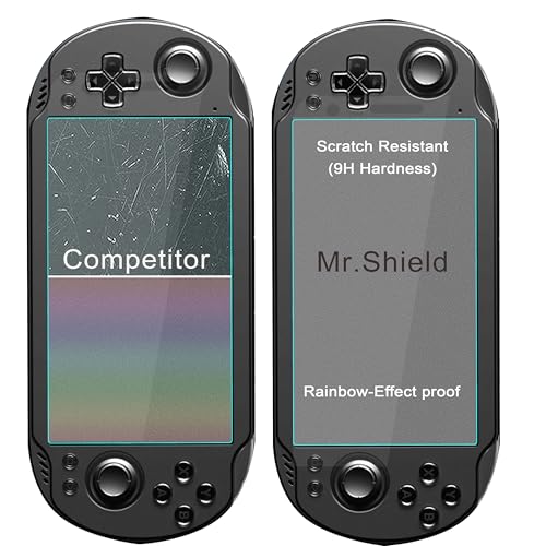 Mr.Shield 3-Pack Tempered Glass Screen Protector for Ayn Odin 2 Mini | Japan Glass with 9H Hardness