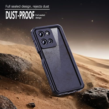 Waterproof Case for Motorola Moto G 5G 2025,IP68 Waterproof Certified Shockproof Dustproof Snowproof Cover Full Body Heavy Duty Protection Fully Sealed Underwater Cover for Moto-G-5G-2025 (Black)