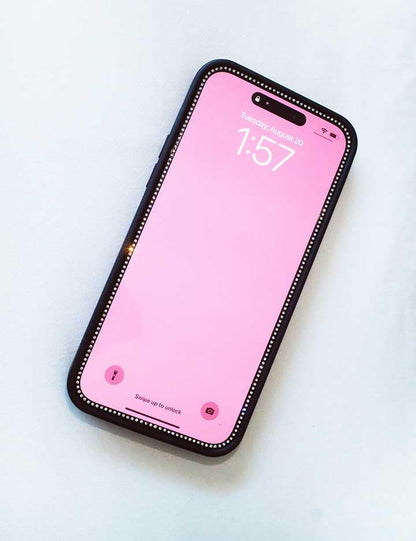 Wildflower Cases - Mini Bling Screen Protector | Drop Shield Diamond Sparkle Tempered Glass, Easy to Apply, Scratch Resistant, Women Owned Small Business | Compatible with Apple iPhone 16 Pro - color: Mini Bling, size: 16 Pro