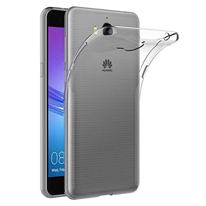 MaiJin Case for Huawei Y5 2017 / Huawei Y6 2017 (5 inch) Soft TPU Rubber Gel Bumper Transparent Back Cover