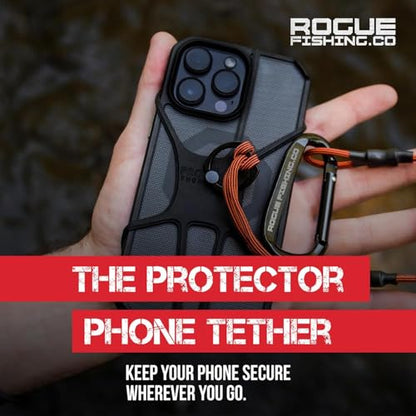 Rogue Fishing Co. The Protector Phone Tether - Phone Leash - color: Rogue Black