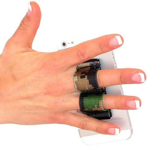 LAZY-HANDS 2-Loop Phone Grip - FITS Most - Camouflage - color: Camouflage - Fits Most
