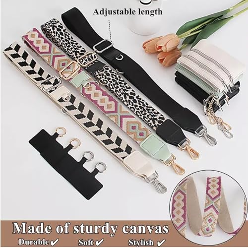 Crossbody Body Phone Holder for Women, New Phone Strap with Zippered Pouch, Adjustable Crossbody Strap - color: Black