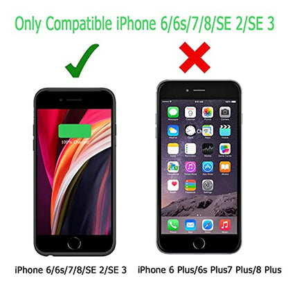 Battery Case for iPhone 8/7/6S/6/SE 2020/SE 3, 10000mAh Portable Rechargeable Protective Charging Case Compatible with iPhone 8/7/6S/6/SE 2020/SE 2022 (4.7 inch) Extended Battery Charger Case (Black) - size: iPhone 6/6S/7/8/SE2/SE3