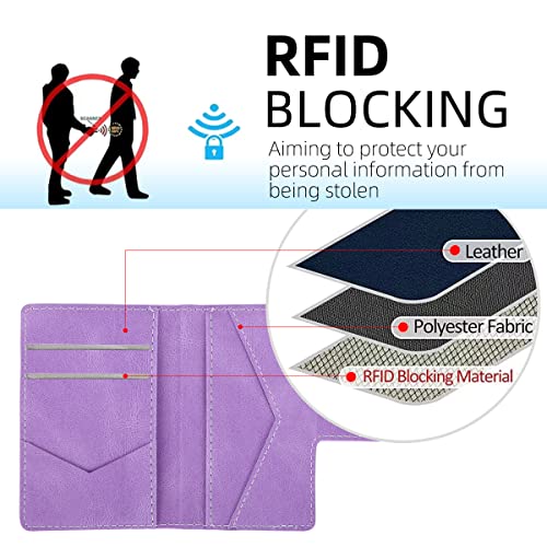 Magnetic Wallet Compatible with MagSafe with 5 Card Holders for iPhone 16/15/14 Pro Max/14 Pro/14 Plus/13/12 Series with RFID Protected,Vegan Leather,Purple - color: Purple