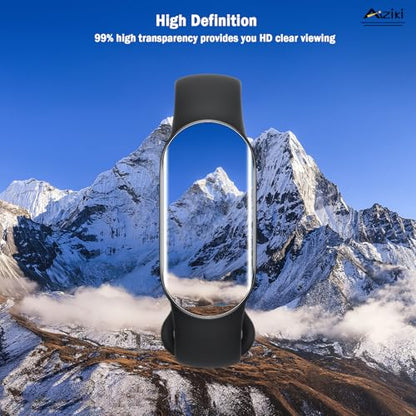 Aiziki（6 Pack Compatible for Xiaomi Smart Band 10 Screen Protector, Flexible TPU Film [Not Glass], Full Coverag, HD Clear Easy Install, Bubble Free for Xiaomi Smart Band 10 Screen Protector - size: RM6-Xiaomi Smart Band 10-Z