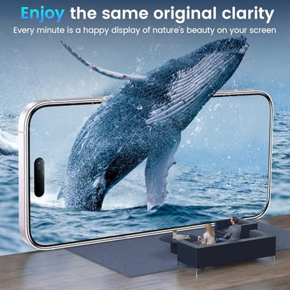 Fotbor Compatible with 3 Pack iPhone 17 Screen Protector With 1 Set Camera Lens Protector, 2025 Upgrade 9H+ Premium Tempered Glass, Easy Installation Kits, 6.3 inch - size: iPhone 17-6.3 inch