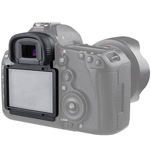 Screen Protector Compatible with Canon 5D Mark III IV with Clip-On Frame - Shatterproof Snap Installation, No Adhesive or Bubbles, Anti-Scratch Edge Protection - size: Screen Protector for Canon 5DS 5D Mark III IV