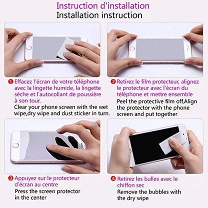 Anti Blue Light Screen Protector for iPhone 7,2.5D Edge 9H Tempered Glass Protective Film for iPhone 7 - size: 7