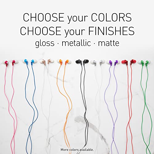 Panasonic ErgoFit Wired Earbuds,In-Ear Headphones with Dynamic Crystal-Clear Sound and Ergonomic Custom-Fit Earpieces (S/M/L),3.5mm Jack for Phones and Laptops,No Mic-RP-HJE120-S (Silver) (Pack of 10) - color: Silver, size: S/M/L (Pack of 10), style: No M