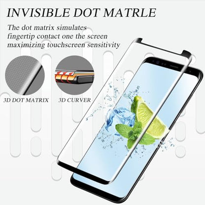 KAREEN 2 Pack Screen Protector for Samsung Galaxy S9 Tempered Glass Film - size: Galaxy S9 5.8-inch