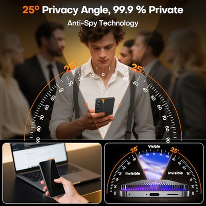 TOCOL for Samsung Galaxy S26 Plus Privacy Screen Protector - color: Privacy