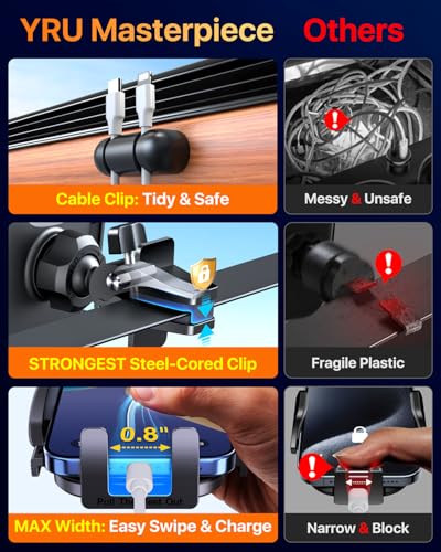【2026 BEST & Military-Grade】360° Rotatable Suction Car Phone Holder Mount 【100+LBS Safest Strongest & Patent Certs】Dashboard Windshield Vent Truck Stand for iPhone 18 17 Pro Max Samsung, Matt Black - color: Matt Black