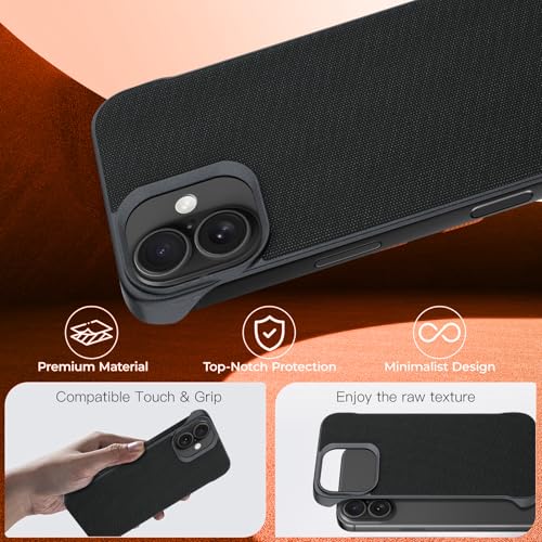 Phone Case Crafted for iPhone 16,Black - color: Black, size: iPhone 16