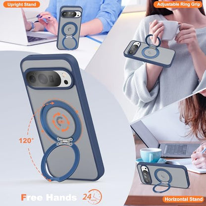 Compatible with Google Pixel 10/10 Pro Case with Stand 6.3",Blue - color: Blue, size: Google Pixel 10/Pixel 10 Pro
