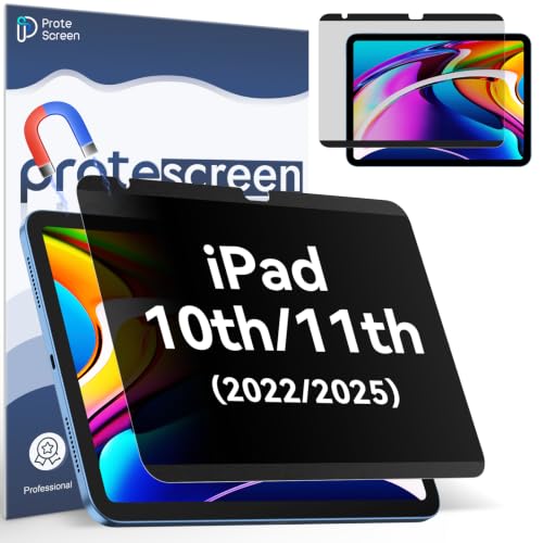 Magnetic Privacy Screen Protector Compatible with iPad 10th 2022 /11th 2025 - size: [1 PACK] iPad 10.9" Privacy Screen