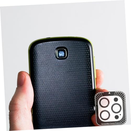 balacoo Protective Camera Lens Guard for Tempered Phone Lens Cover Scratch Resistant Dustproof Dark Purple Easy Install and Bubble