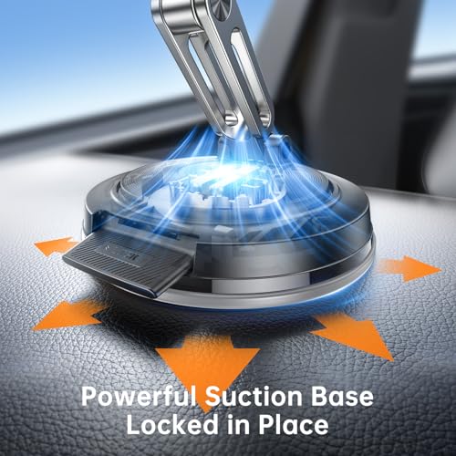 SYNCWIRE for MagSafe Car Mount Vacuum Magnetic Phone Holder