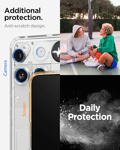 Spigen Ultra Hybrid Designed for Nothing Phone 3 Case (2025) [Anti-Yellowing] - Crystal Clear - color: Crystal Clear, size: Nothing Phone (3)